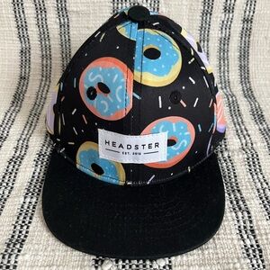 Headster Duh Donut Black Snapback Cap Toddler - 48cm